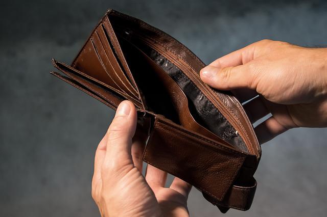 picture of empty wallet with mlm