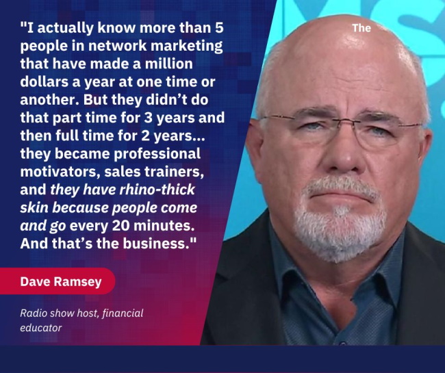 network marketing quote dave ramsey