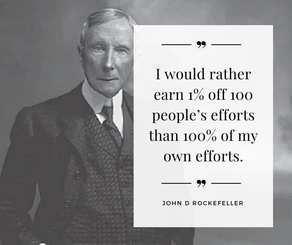 john d rockefeller network marketing quote