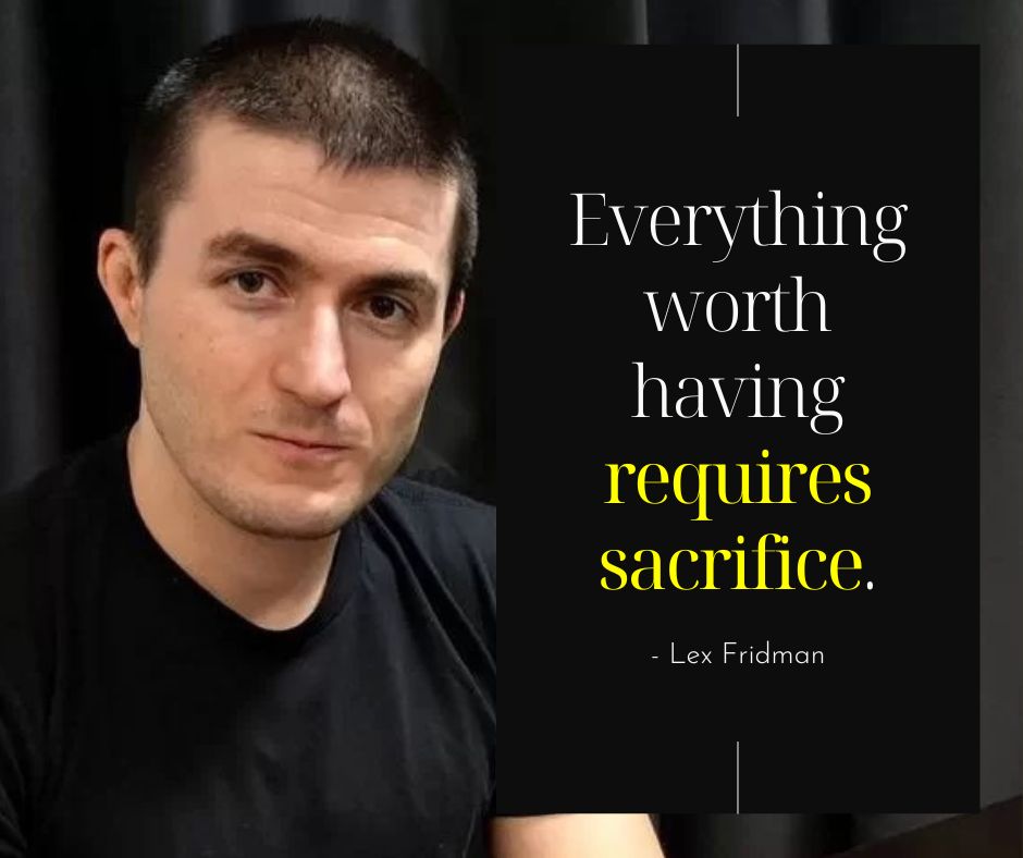 lex fridman network marketing quote