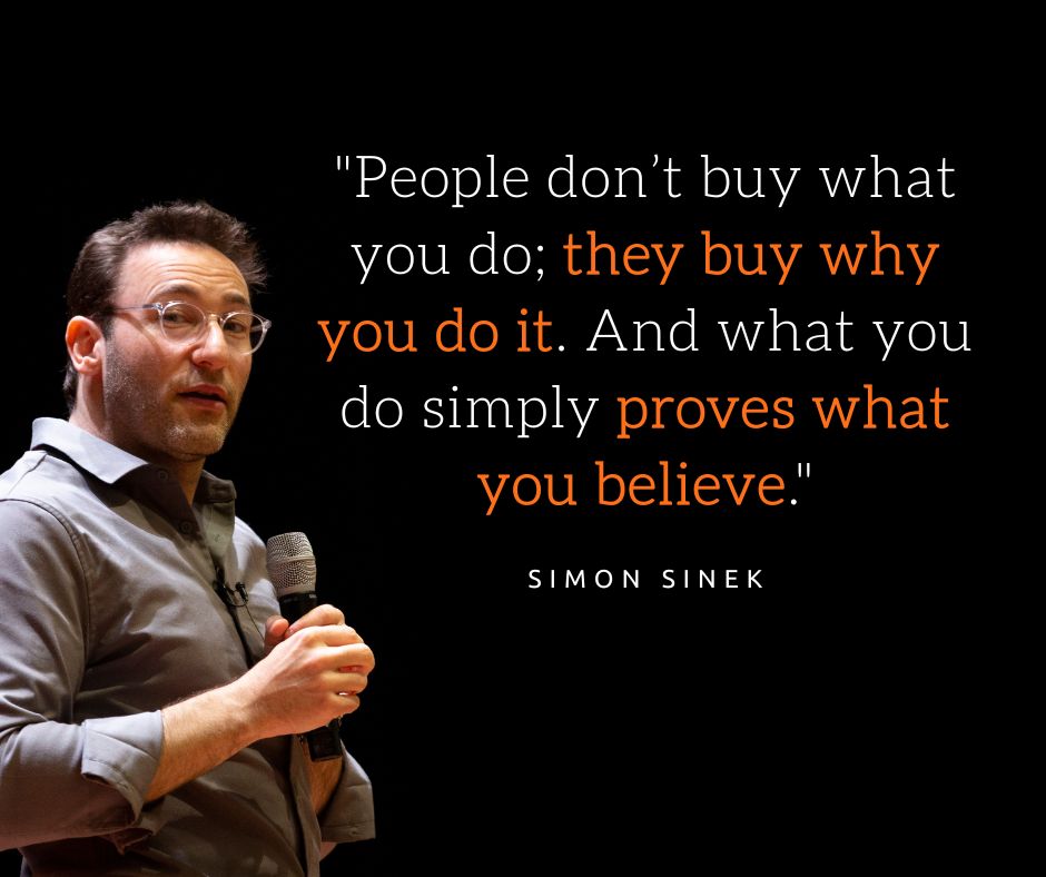 simon sinek network marketing quote