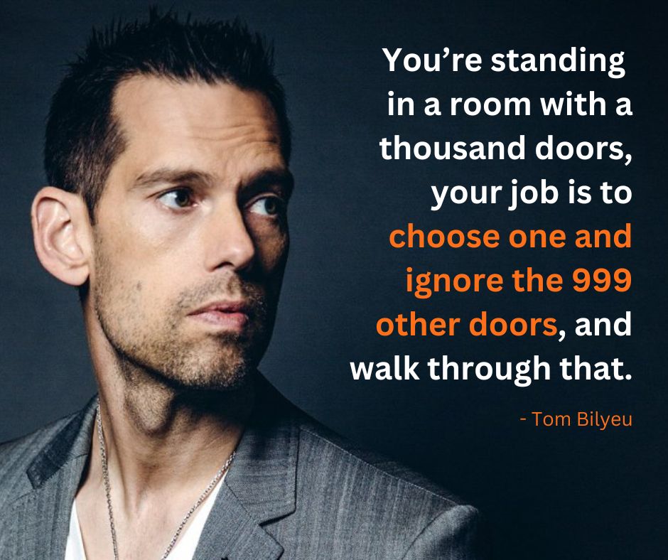 tom bilyeu network marketing quote