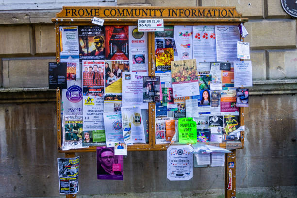 picture of public bulletin board