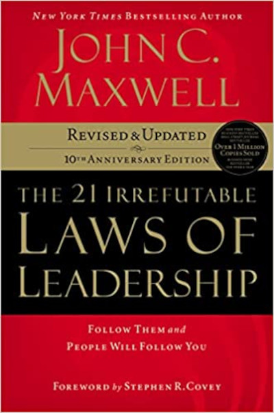 the 21 irrefutable laws of leadership book cover